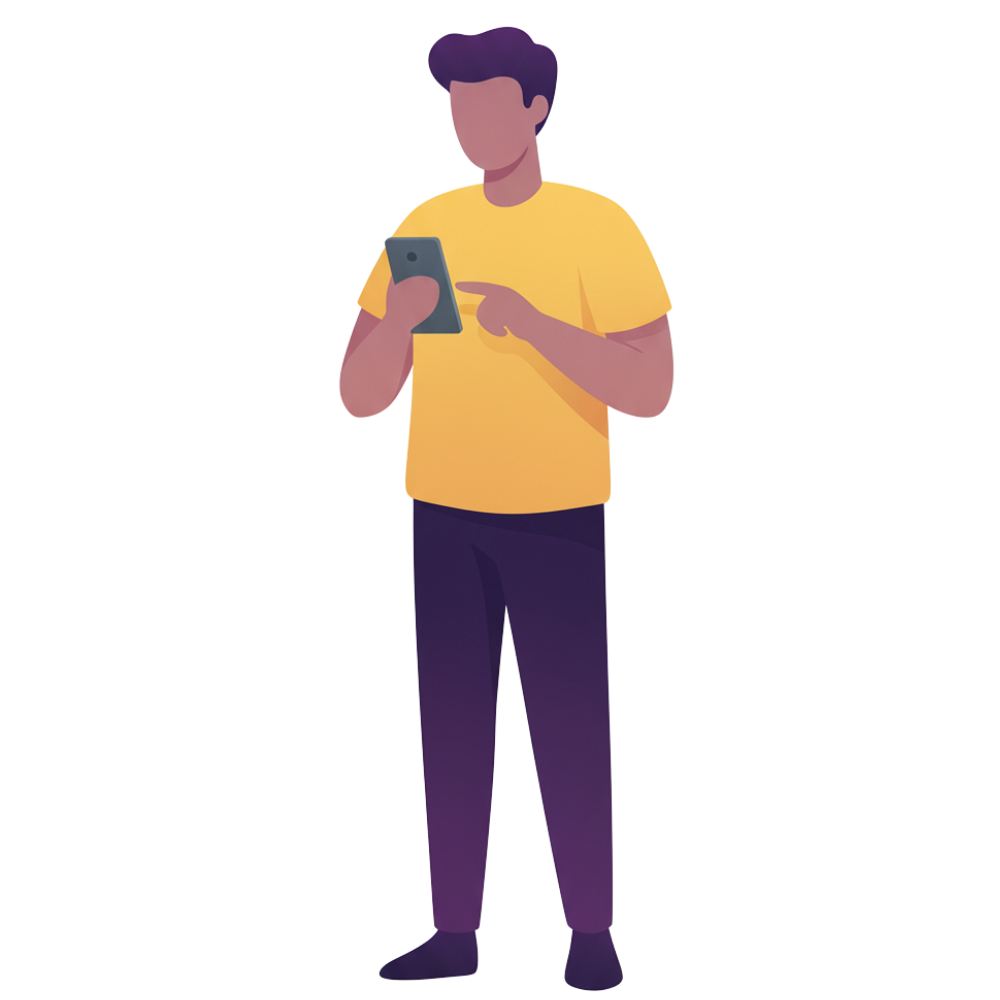 Client taking a survey to generate their Persona Score