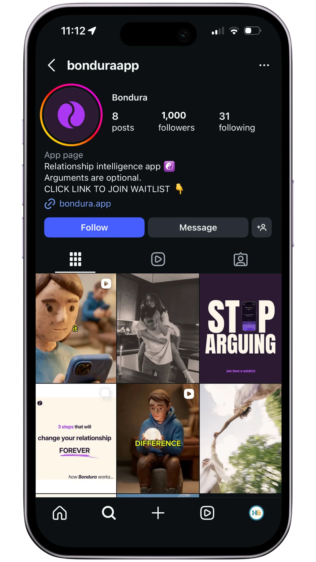 Instagram screenshot